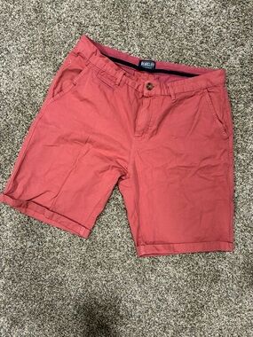 Bearcliff Coral Pink Chino Shorts Size 32 Men’s Summer Casual Golf
